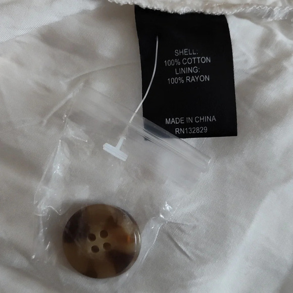 MAJORELLE Star Studded White Romper Size Small - Picture 5 of 5